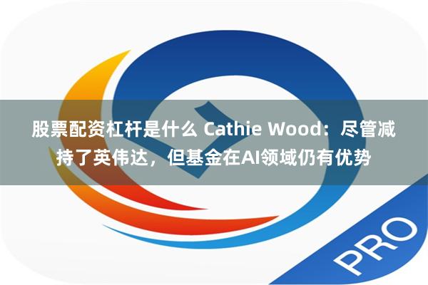 股票配资杠杆是什么 Cathie Wood：尽管减持了英伟达，但基金在AI领域仍有优势