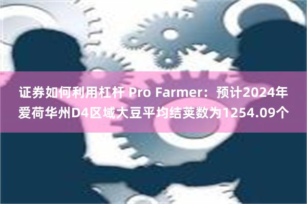 证券如何利用杠杆 Pro Farmer：预计2024年爱荷华州D4区域大豆平均结荚数为1254.09个