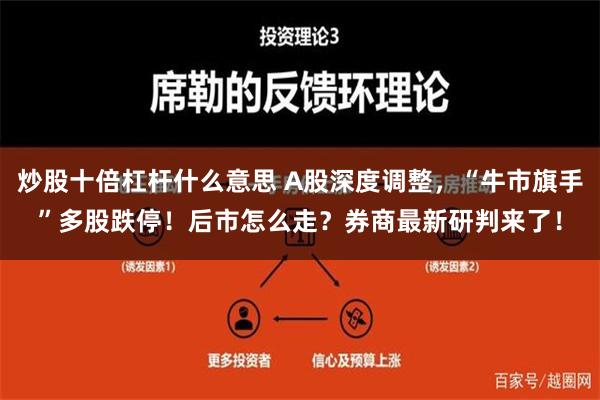 炒股十倍杠杆什么意思 A股深度调整，“牛市旗手”多股跌停！后市怎么走？券商最新研判来了！